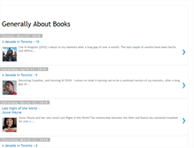Tablet Screenshot of generallyaboutbooks.com